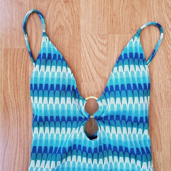 🌴 TRINA TURK 🌴 NEW - Moonray Ring Front Plunge One Piece Swimsuit - [Size 4] - Picture 7 of 16
